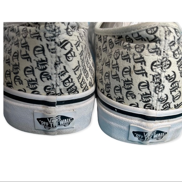Vans Off The Wall Print White Sneakers Sz 11/9.5 - Picture 8 of 8